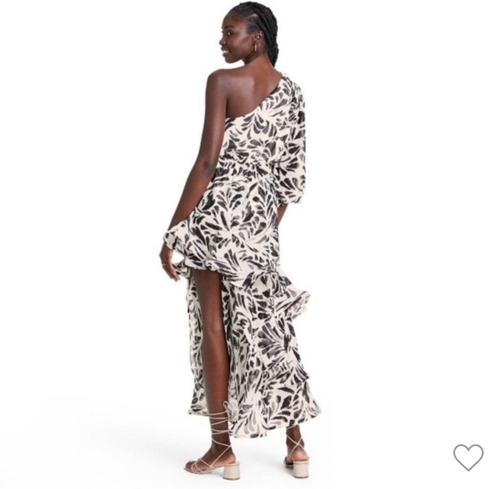 Alexis for Target Botanical Shoulder Ruffle Dress - Picture 2 of 3